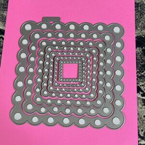 Quickutz DC0156 Nesting Eyelet Squares 7 dies